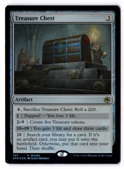 Treasure Chest NM* FOIL PROMO Adventures In Forgotten Realms 397 mtg -UnltdCards - Image 1