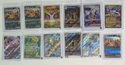 Lot of 12 Japanese Pokemon Cards TCG SAR ARs SSRs EXs Charizard Persian CNSMTTC - Image 1