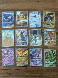 Lot of (16) Assorted Modern Korean Pokemon cards IR SR SAR AR Ex FA - Image 1