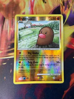 Diglett 72/127 MP Reverse Holo Common Platinum 2009 Pokemon TCG - Image 1