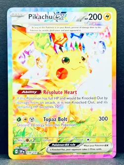 Pikachu Ex 238/191 Pokemon 2024 Surging Sparks SIR - Image 3