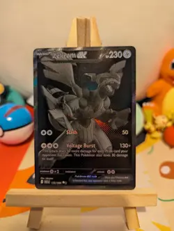 Pokemon TCG Zekrom EX Black Bolt Sir 172/086 Secret Rare Near Mint Pack Fresh - Image 1