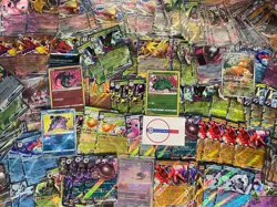 Lotto 100 Carte Pokemon - con 3 V/VStar/VMAX/GX/EX + RARE + HOLO+ VINTAGE - Image 2