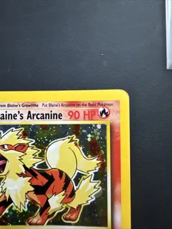 Blaine's Arcanine 1/132 Gym Challenge (2000) Holo Rare Vintage WOTC Pokemon TCG - Image 3