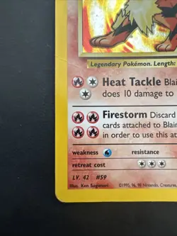 Blaine's Arcanine 1/132 Gym Challenge (2000) Holo Rare Vintage WOTC Pokemon TCG - Image 4
