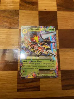 Mega M Beedrill EX XY158 Black Star Promo Holo Ultra Rare Pokemon TCG 2016 - Image 1
