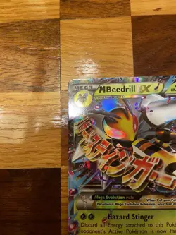 Mega M Beedrill EX XY158 Black Star Promo Holo Ultra Rare Pokemon TCG 2016 - Image 5
