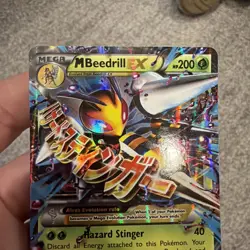 MEGA M BEEDRILL EX Promo XY158 Pokemon TCG 2016 XY Black Star Promo Mega Holo - Image 4