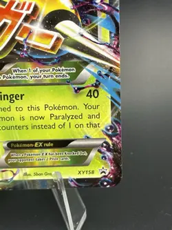 Pokemon TCG M BEEDRILL EX XY158 2016 Black Star Promo LP - Image 3