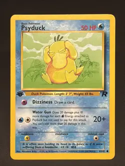 Pokemon TCG - Psyduck 1st Edition 65/82 - Team Rocket Vintage - Image 1