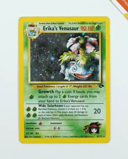 Pokemon Erika's Venusaur 4/132 Gym Challenge English Holo - Image 1