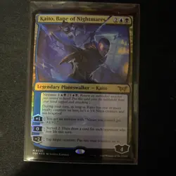Foil* Kaito, Bane of Nightmares -Duskmourn: House of Horror - NM MTG - Image 1