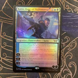 Kaito, Bane of Nightmares #220 (Foil) (NM) Duskmourn DSK Magic MTG - Image 1