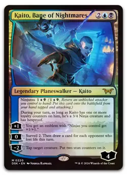 Kaito, Bane of Nightmares #220 (Foil) (NM) Duskmourn DSK Magic MTG - Image 1
