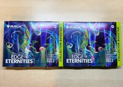 Magic The Gathering Edge Of Eternities Collector Omega Booster Box LOT/SET OF 2 - Image 1