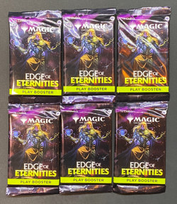 MTG - Edge of Eternities - Play Booster Pack Lot (6 Packs Total) - Sealed/New - Image 1