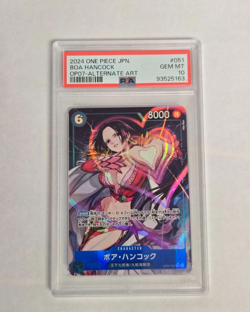 2024 Boa Hancock OP07-051 Alternate Art Japanese One Piece Card PSA 10 - Image 1