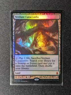 MtG - FOIL - Verdant Catacombs - Zendikar Expeditions - (EXP) - EX - Image 3