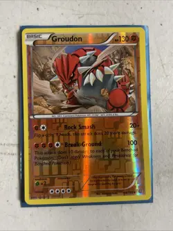 Pokemon - Groudon - 84/160 - Rare - Reverse Holo - XY - Primal Clash - - Image 1