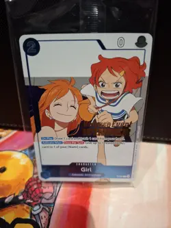 One Piece TCG P-096 Girl Pre-Release Winner Promo - English - Near Mint - Image 1