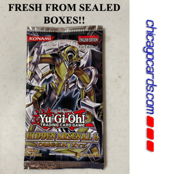 YuGiOh Hidden Arsenal 6 Omega XYZ 5-Card Sealed Booster Pack 1st Edition English - Image 1