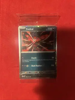 Sealed Yveltal 088/132 Reverse Holo Mega Evolution Pokemon GAMESTOP PROMO - Image 1