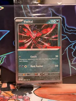 Pokemon TCG Yveltal 088/132 GameStop Stamped Mega Evolution Promo SEALED - Image 1