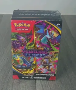 Pokemon TCG Mega Evolution: Phantasmal Flames Booster Bundle (6 Packs) | Sealed - Image 1