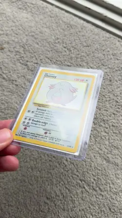 Chansey 3/102 Holo Rare - Base Set Unlimited - WOTC Pokemon TCG - RAW LP/NM - Image 2
