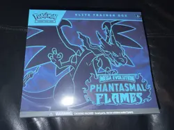 Pokemon TCG Mega Evolution Phantasmal Flames Elite Trainer Box ETB New/Sealed - Image 1