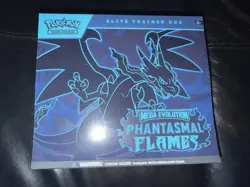 Pokemon TCG Mega Evolution Phantasmal Flames Elite Trainer Box ETB New/Sealed - Image 2