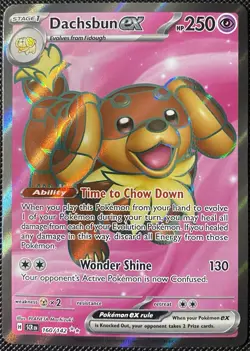 Dachsbun ex 160/142 Sv07: Stellar Crown Holo - Pokemon Card - Image 1