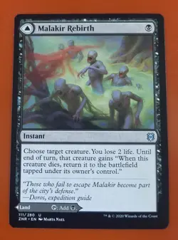 1x Malakir Rebirth & Malakir Mire | Zendikar Rising | MTG Magic Cards - Image 1