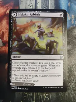 Malakir Rebirth Zendikar Rising Regular Card Magic the Gathering - Image 1