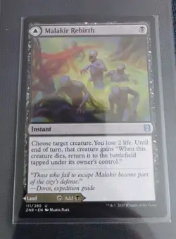 Malakir Rebirth Zendikar Rising NM Regular Card, Magic the Gathering - Image 1