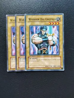 Yu-Gi-Oh - Warrior Dai Grepher 3X - Full Playset - Image 1