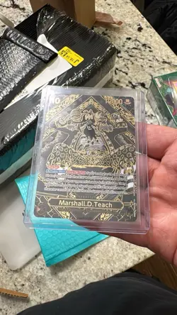 One Piece Card Game Marshall.D.Teach (SP) Gold OP09-093 Legacy of the Master - Image 1