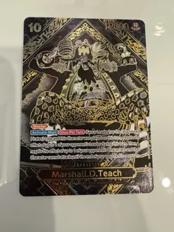 One Piece Card Game Marshall.D.Teach (SP) Gold OP09-093 Legacy of the Master - Image 1