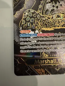 One Piece Card Game Marshall.D.Teach (SP) Gold OP09-093 Legacy of the Master - Image 4