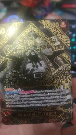 One Piece Card Game Marshall.D.Teach (SP) Gold OP09-093 Legacy of the Master - Image 2