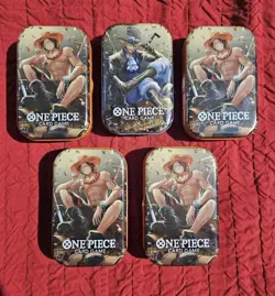 One Piece Mini Tin Vol 2 ( LOT OF 5) | OP-13 | Factory Sealed | Bandai | - Image 1