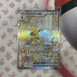 Alakazam EX - 201/165 - Scarlet & Violet 151 - SIR - NM - Pokemon TCG - Image 1