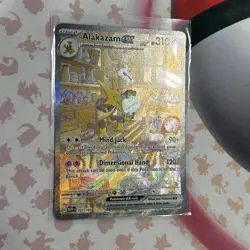 Alakazam EX - 201/165 - Scarlet & Violet 151 - SIR - NM - Pokemon TCG - Image 3