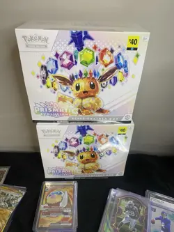 NEW Pokemon Prismatic Evolutions ETB Elite Trainer Box set of 2 SEALED - Image 1
