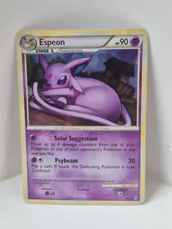 Pokemon TCG Espeon Call Of Legends 4/95 Holo Rare LP 2011 - Image 1