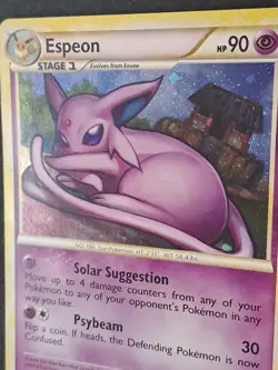 Pokemon TCG Espeon Call Of Legends 4/95 Holo Rare LP 2011 - Image 3