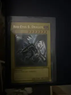 Yu-Gi-Oh! TCG Red-Eyes Black Dragon Holo Rare Card SDJ-001 74677422 - Image 1
