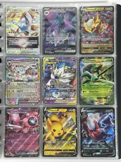 Pokemon Card Collection Binder Lot Holo Rare Tag Team Lunala Solgaleo Lugia - Image 1