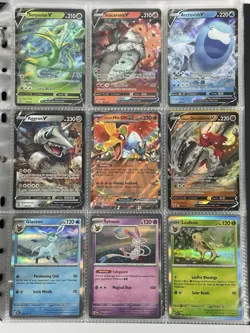 Pokemon Card Collection Binder Lot Holo Rare Tag Team Lunala Solgaleo Lugia - Image 3