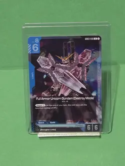 Full Armor Unicorn Gundam Destroy Mode Foil - GD03-010 U - Gundam TCG Card Game - Image 1